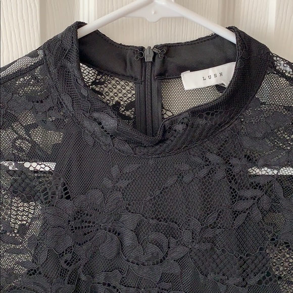 Lulus Lush Socialite Up My Life lace skater dress - Picture 6 of 9